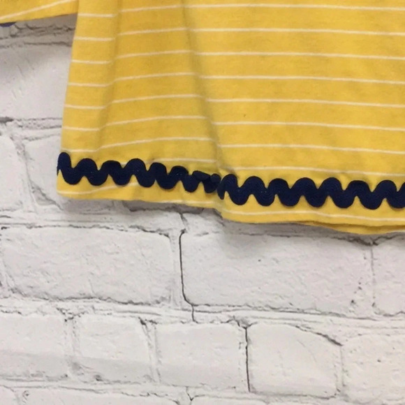 Bailey Boys Yello Stripe Acorn Long Sleeve Dress size 2T - Picture 4 of 7